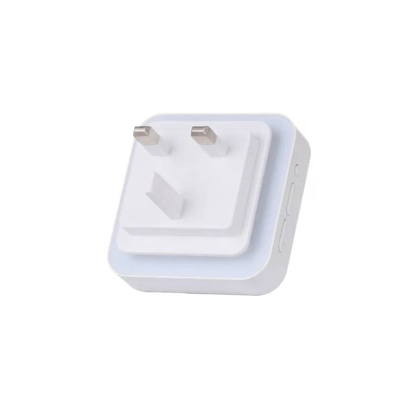 UK-Plug 16 Bulbs Square Sensor Night Light Plug